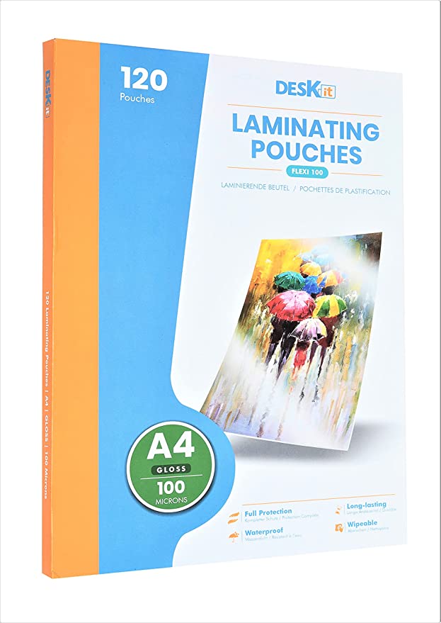 A4 Laminating Pouches, 100 Microns 120 Sheets That's A Wrap
