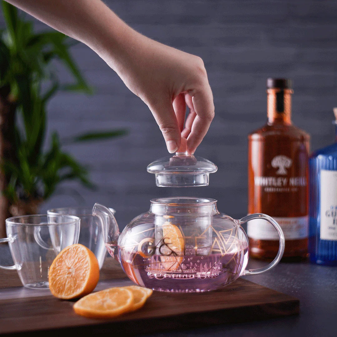 Glass Gin Teapot and Infuser set That's A Wrap