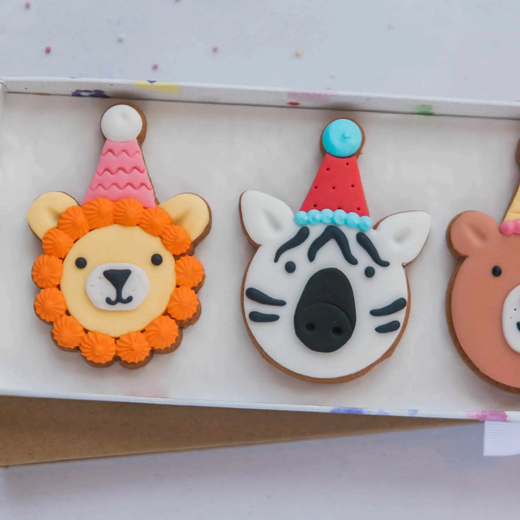 Letterbox Biscuits - Party Animal Biscuit Gift Set