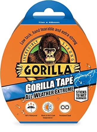 Gorilla Tape All Weather Extreme Black 48mm x 11m
